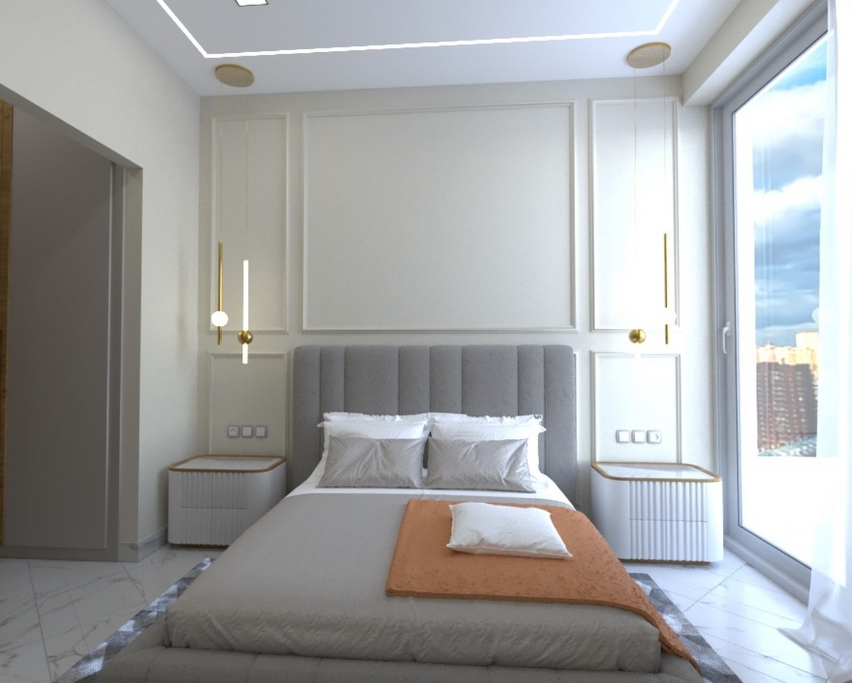 Chambre parentale élégante